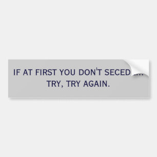 Secede Bumper Sticker