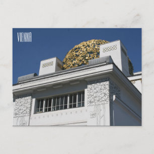 secession vienna austria postcard