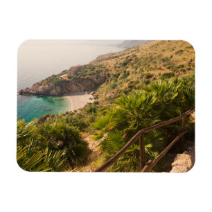 Secluded beach in Lo Zingaro, Sicily Magnet