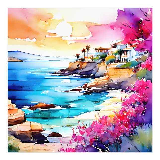 "Secluded Beach"  Photo Print (Front)