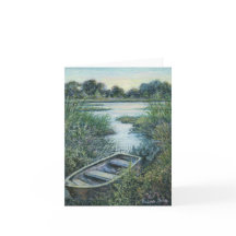 "Secluded Pond" Blank Greeting Card