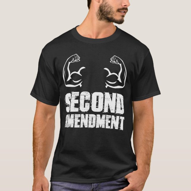 Second Amendment Bare Arms T-Shirt (Front)