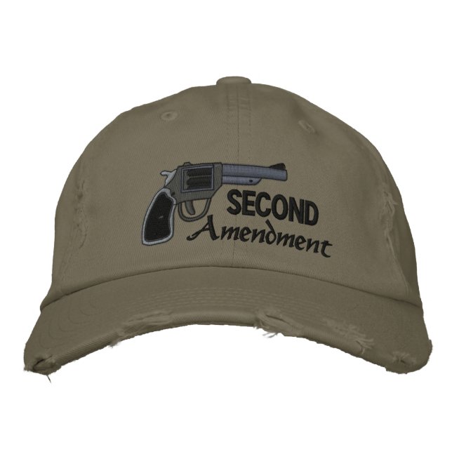 Second Amendment Embroidered Hat (Front)