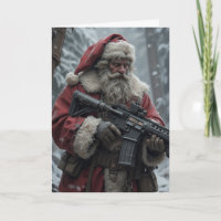 Second Amendment Funny Santa Christmas