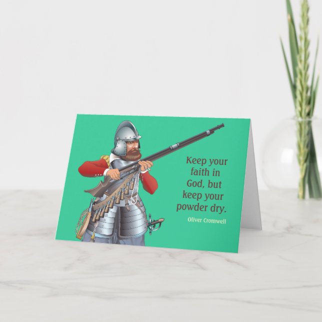 Second Amendment Greeting Card (Front)
