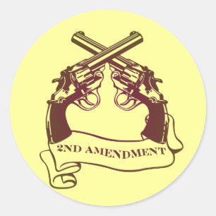 second amendment guns stickers