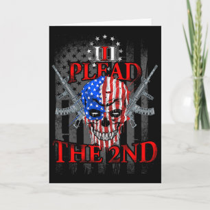 Second Amendment I Plead The 2nd Trump Gun Gift Card