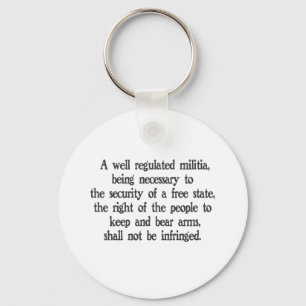 Second Amendment Key Ring