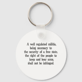 Second Amendment Key Ring