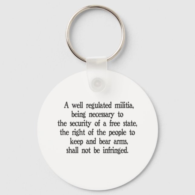 Second Amendment Key Ring (Front)