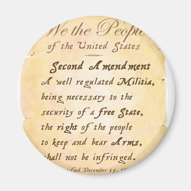 Second Amendment Magnet (Front)