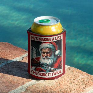 Second Amendment Santa Can Cooler Gun Rights