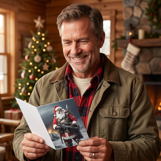 Second Amendment Santa Christmas Card Patriotic (Creator Uploaded)