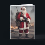 Second Amendment Santa Funny Christmas Holiday Card<br><div class="desc">Second Amendment Santa Funny Christmas</div>