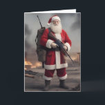 Second Amendment Santa Funny Christmas Holiday Card<br><div class="desc">Second Amendment Santa Funny Christmas</div>