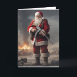 Second Amendment Santa Funny Christmas Holiday Card<br><div class="desc">Second Amendment Santa Funny Christmas</div>