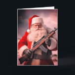 Second Amendment Santa Funny Christmas Holiday Card<br><div class="desc">Second Amendment Santa Funny Christmas</div>