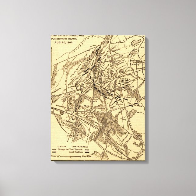 Second Battle of Bull Run 5 Canvas Print (Front)