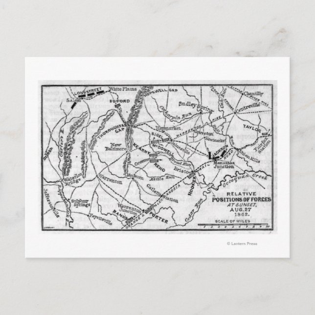 Second Battle of Bull Run Postcard (Front)