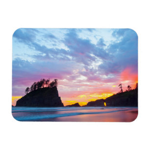 Second Beach at sunset, Washington Magnet