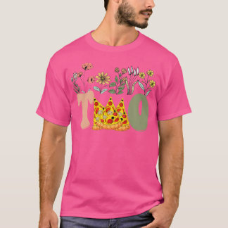 Second Birthday Pizza Theme 2Nd Birthday Pizza Lov T-Shirt