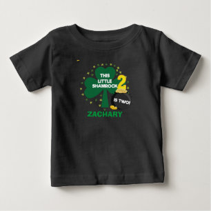 Second birthday shirt Irish shamrock forSt.Patrick