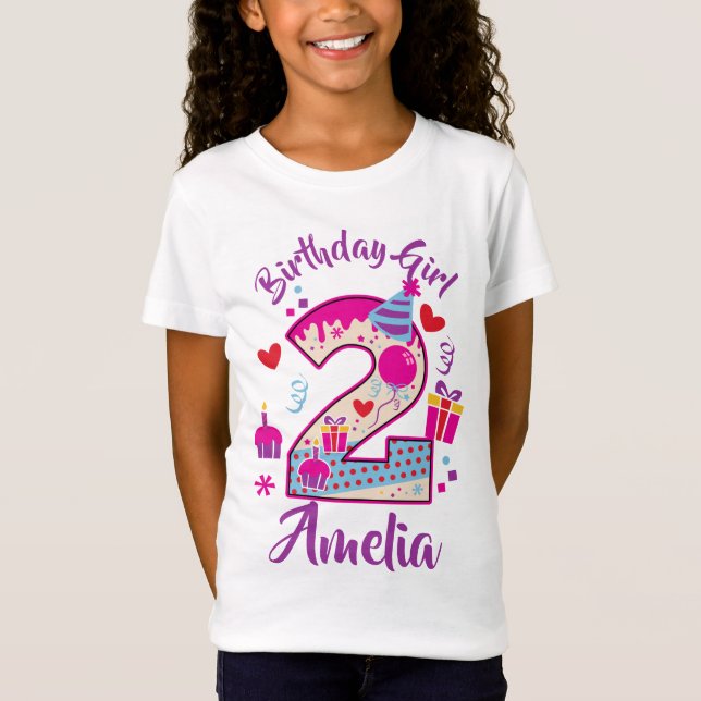 Second Birthday Sweet 2nd T-Shirt (Front)