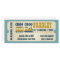 Second Birthday Train Ticket Invitation