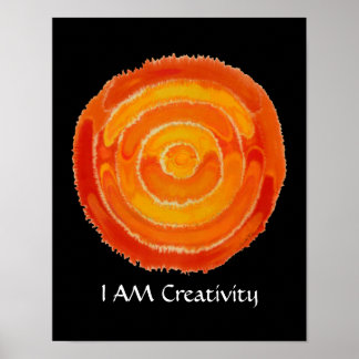Second Chakra Art: #1: Creativity Issues Poster