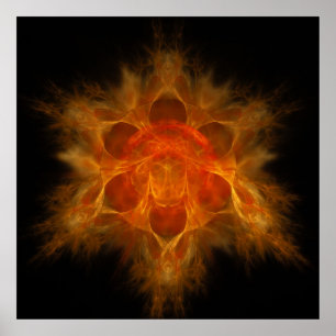 Second Chakra - Swadhisthana - One's Own Abode Poster