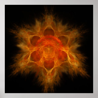 Second Chakra - Swadhisthana - One's Own Abode Poster