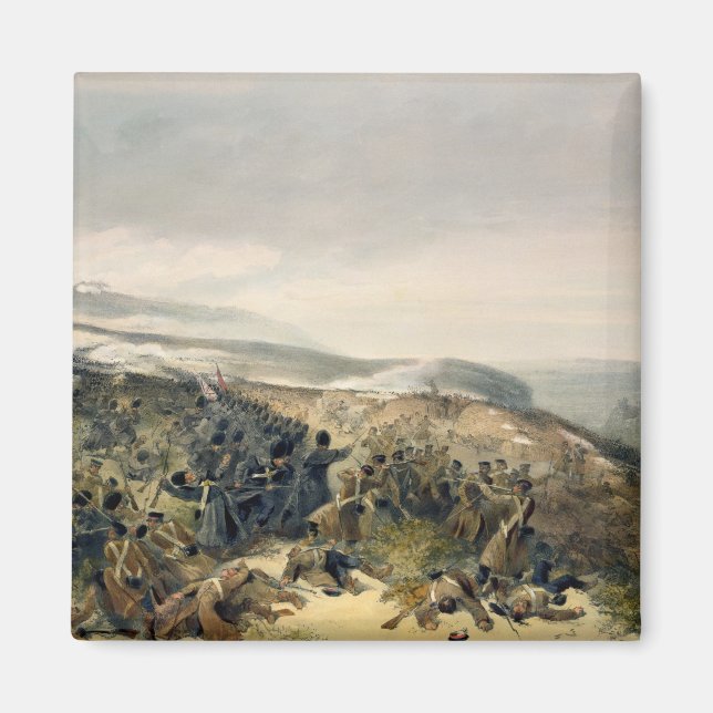 Second Charge of the Guards at Inkerman, 5th Novem Magnet (Front)