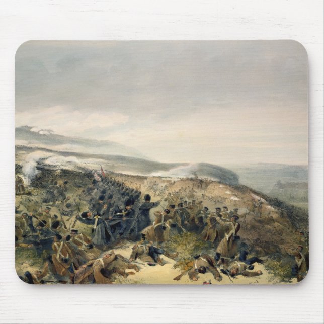 Second Charge of the Guards at Inkerman, 5th Novem Mouse Mat (Front)