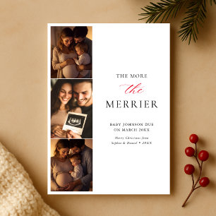 Second Child Birth Announcement More the Merrier