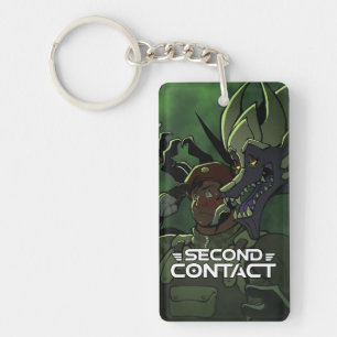 Second Contact Cover Keychain
