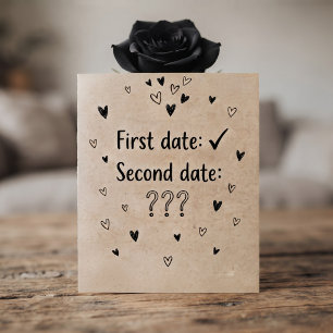 Second Date? Fun Dating Card
