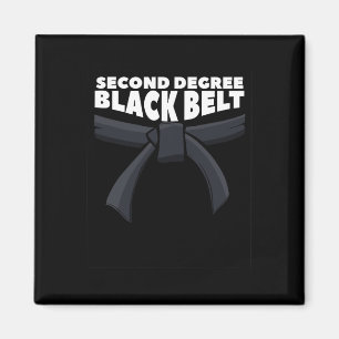 Second Degree Black Belt Martial Arts Karate 1 Magnet