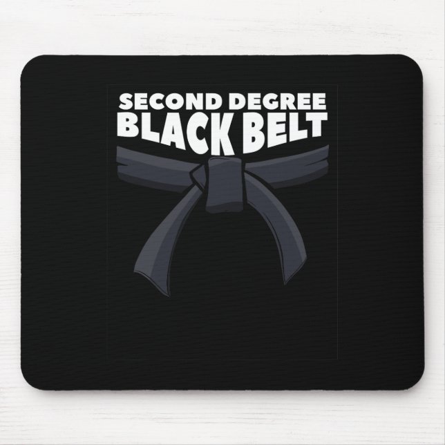 Second Degree Black Belt Martial Arts Karate 1  Mouse Mat (Front)