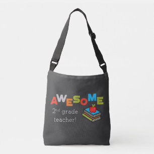 Second Grade AwesomeTeacher Appreciate Books Crossbody Bag