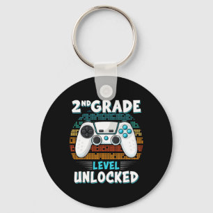 Second Grade Ck To School Gamer 2nd Grade For Boys Key Ring