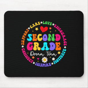 Second Grade Dream Team Back To School Teacher Lov Mouse Mat