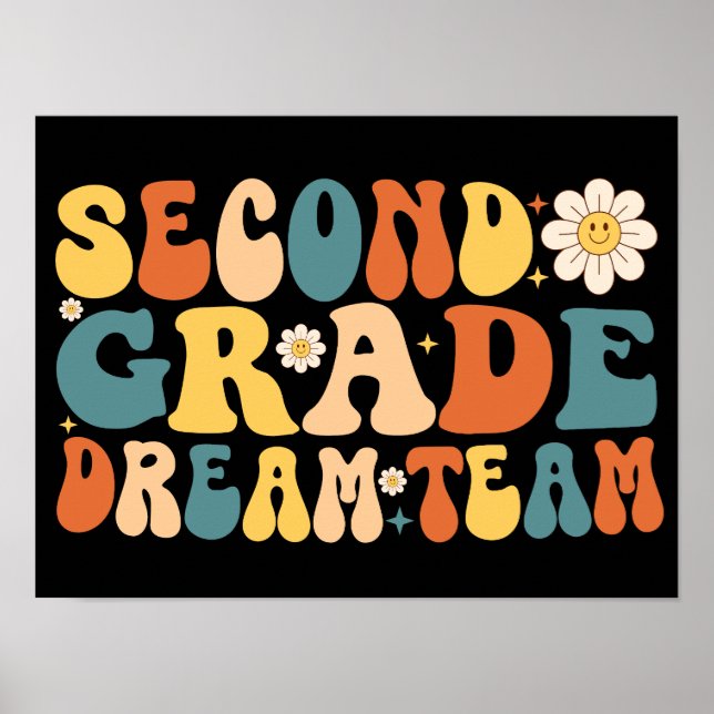 Second Grade Dream Team Poster (Front)