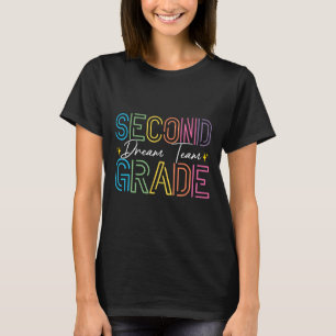 Second Grade Dream Team Teacher Student Back To Sc T-Shirt