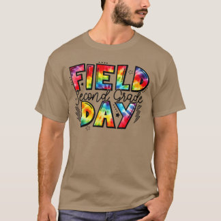 Second Grade Field Day Fun Day Tie Dye Student Tea T-Shirt