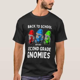 Second Grade Gnomies  Cute First Day Of School Gno T-Shirt