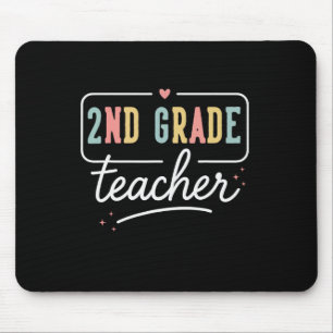 Second Grade Heart Teacher Gifts 2nd Grade Back To Mouse Mat