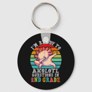 Second Grade I'm Ready To Axolotl Questions In 2nd Key Ring