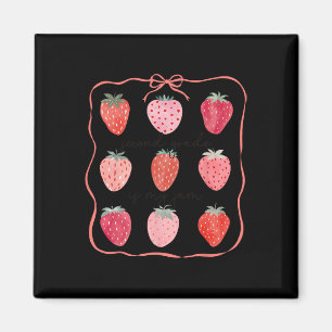 Second Grade Is My Jam 2nd Grade Strawberry Back T Magnet