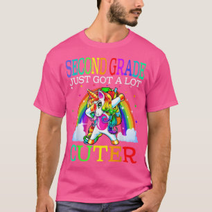 Second Grade Just Got A Lot Cuter Unicorn Back To T-Shirt