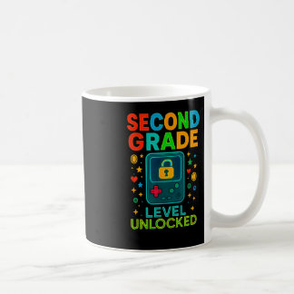 Second Grade Level Unlocked Gamer Ck To School Con Coffee Mug